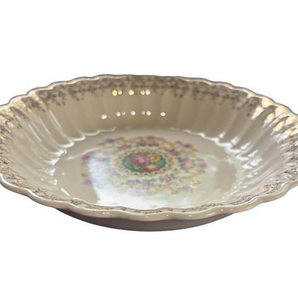 Vtg Good Housekeeping America Limoge Warranted 22k Gold Fruit Bowl EUC 8” - Picture 3 of 5